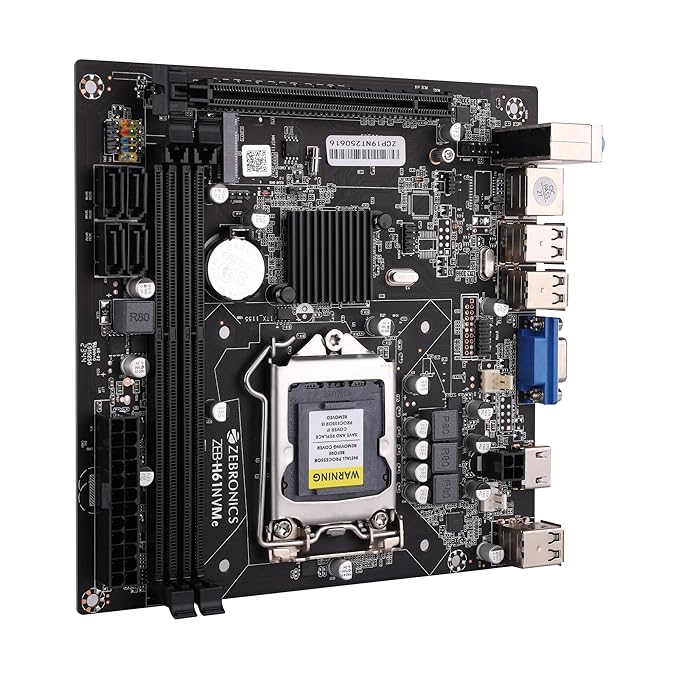 Zebronics H61M2 LGA 1155 Socket