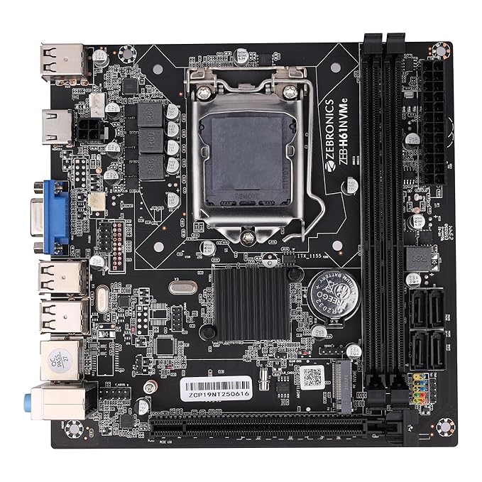 Zebronics H61M2 LGA 1155 Socket